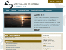 Tablet Screenshot of kotzebueira.org